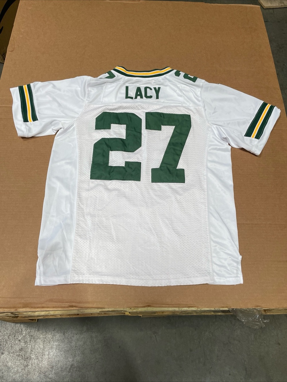 Nike Green Bay Packers Eddie Lacy #27 On-Field Football Jersey Men’s SZ (44) M/L